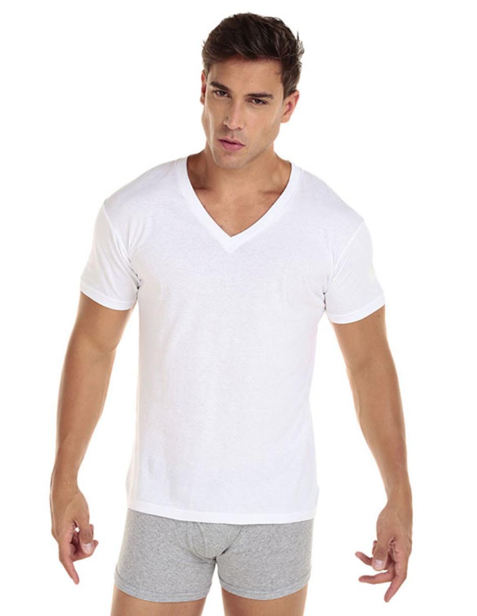 Set playera cuello V para hombre Set playera cuello V para hombre