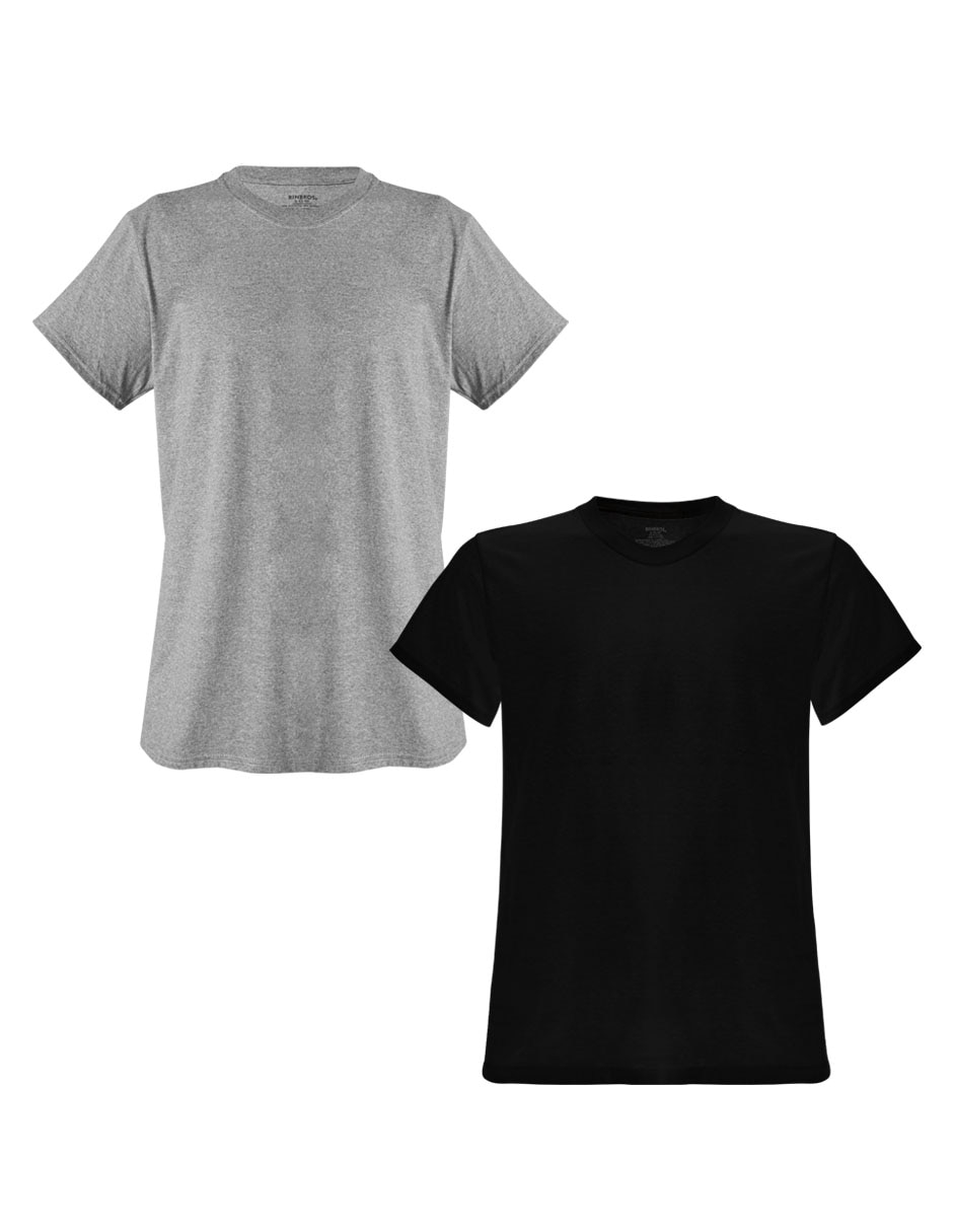 Set playera cuello redondo para hombre Set playera cuello redondo para hombre
