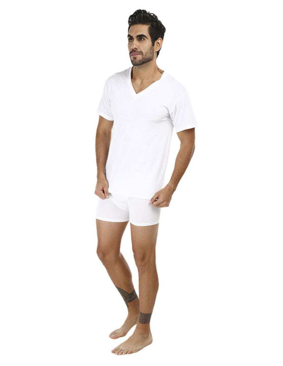 Playera cuello V para hombre 3
