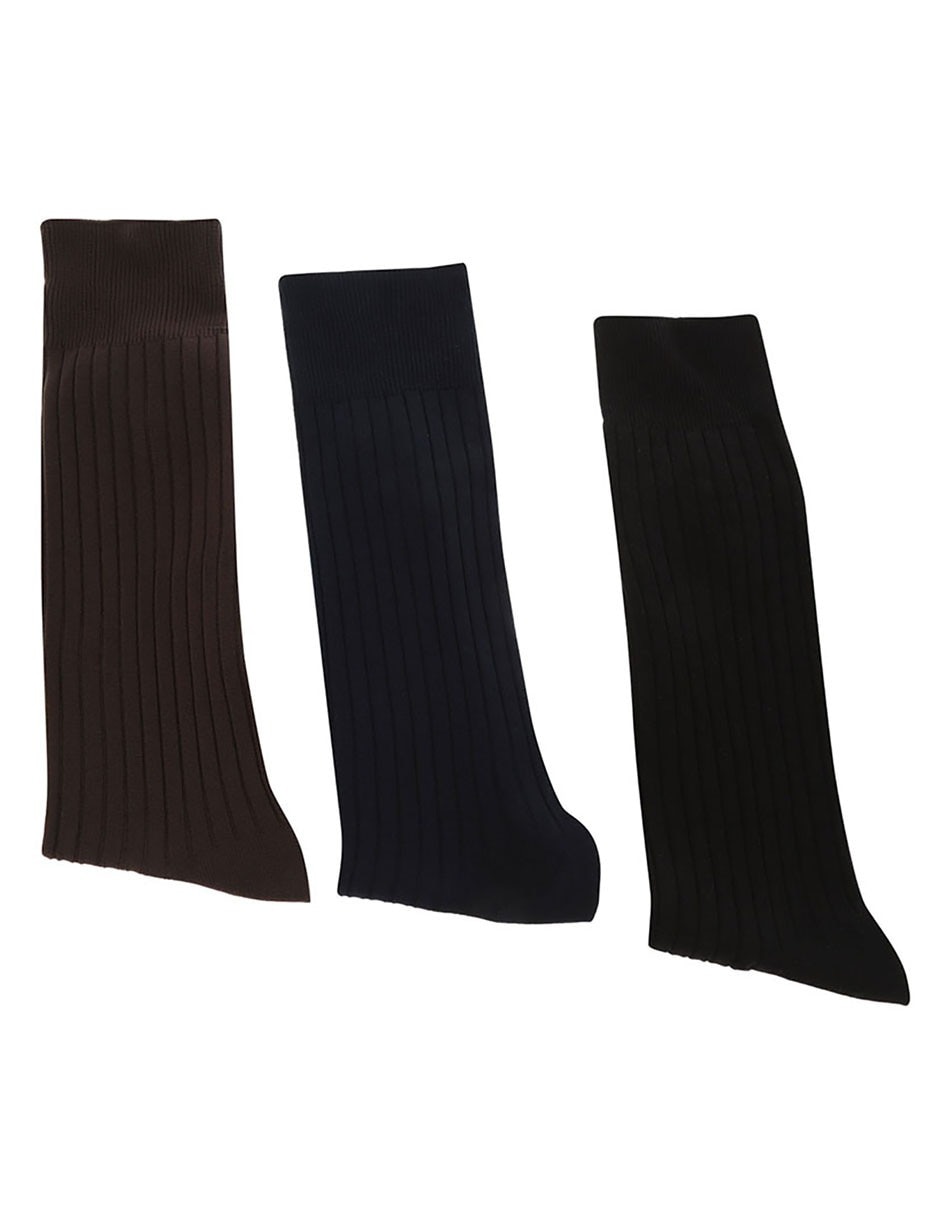 Set de calcetín de algodón para hombre 3 pares