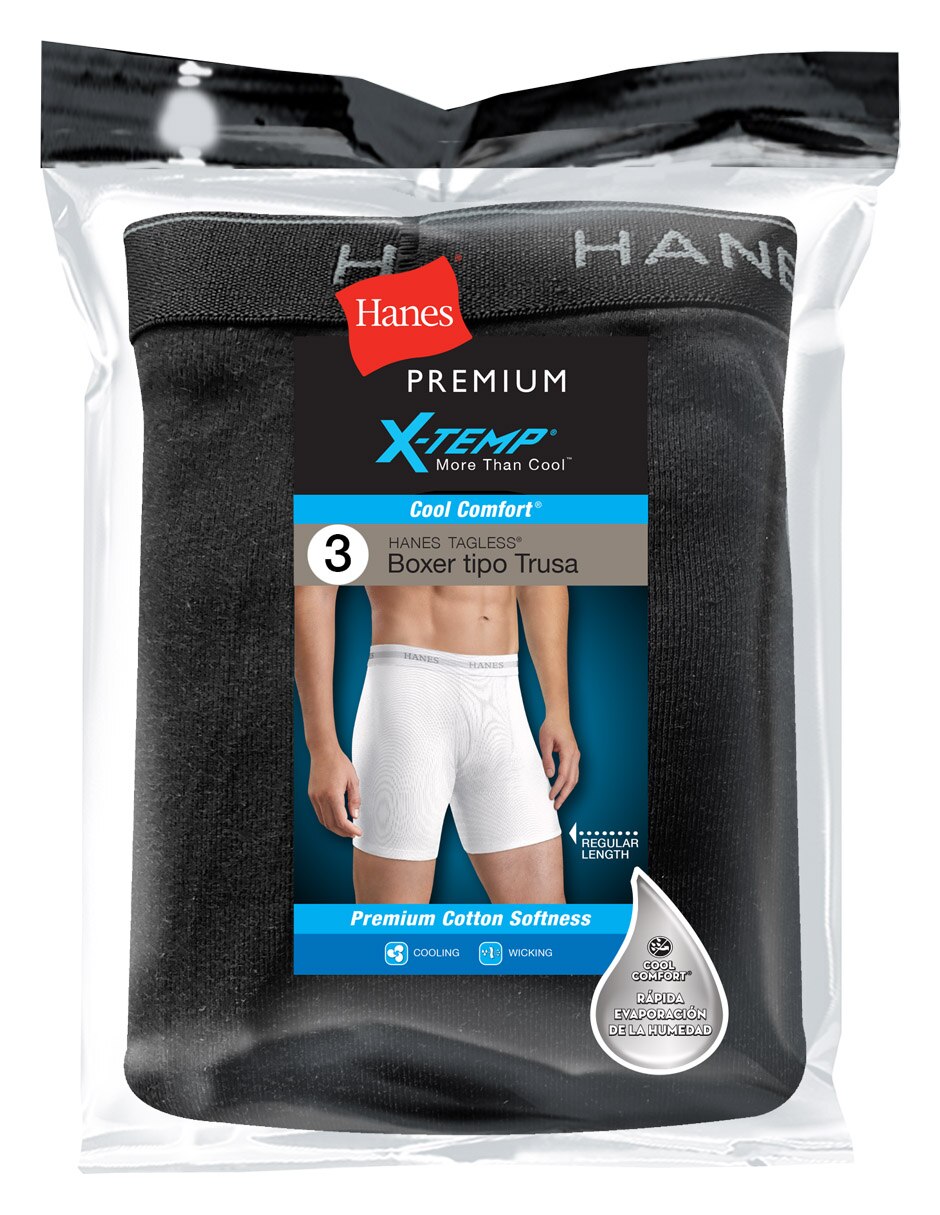 Bóxer de algodón para hombre 3 piezas 4