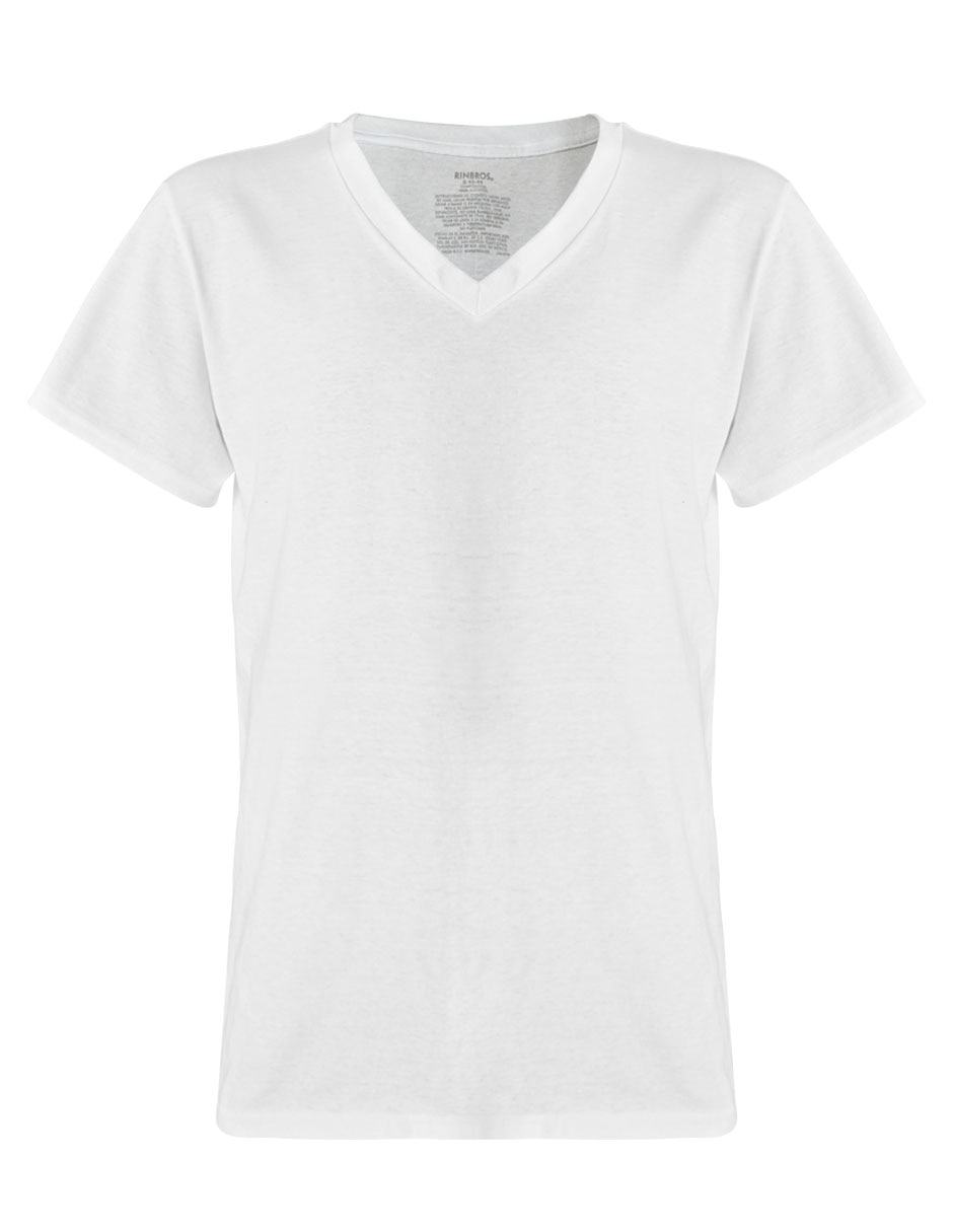 Set playera cuello V para hombre