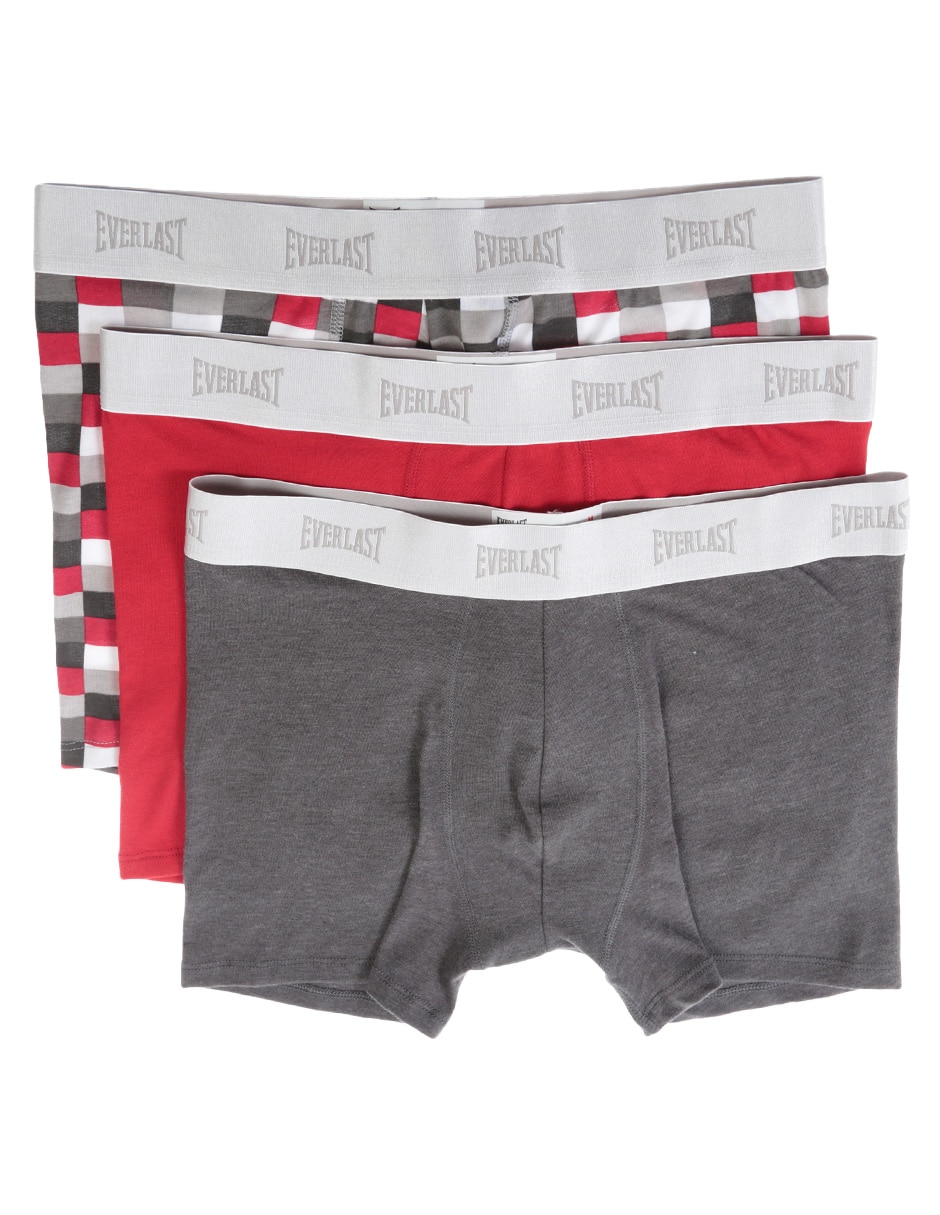 Set bóxer Everlast de algodón para hombre 3 piezas