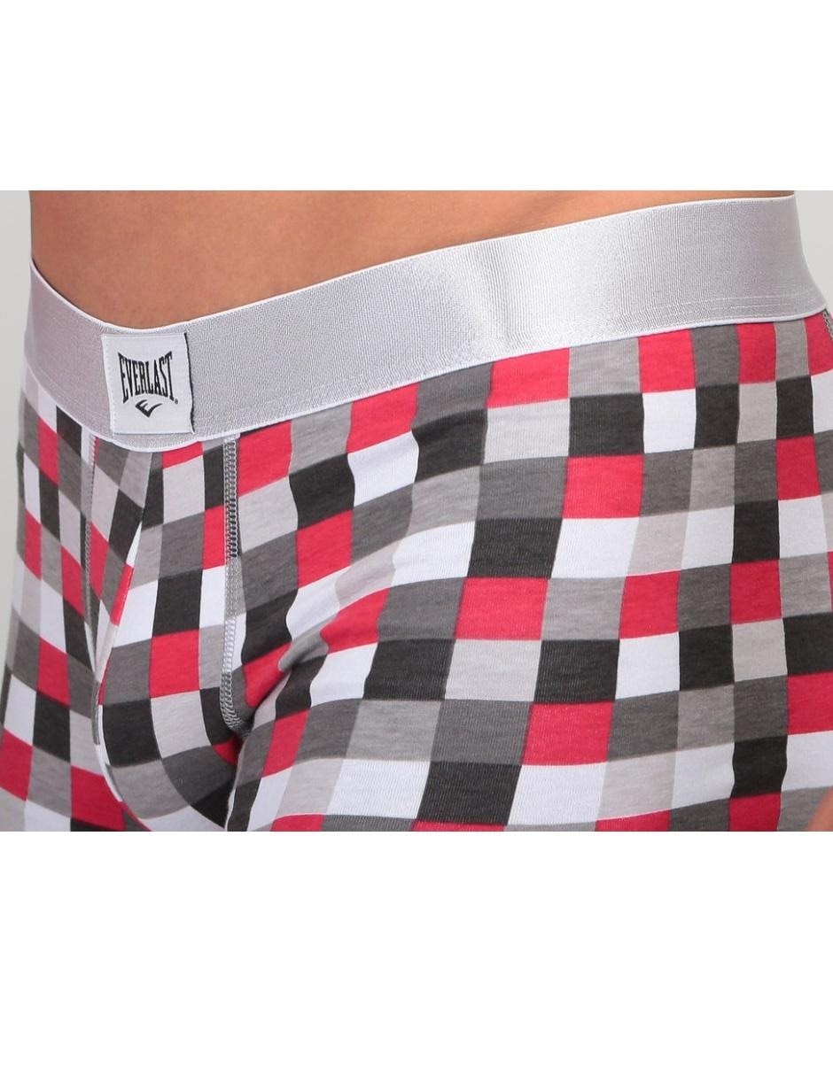 Set bóxer trunk Everlast de algodón para hombre 3 piezas