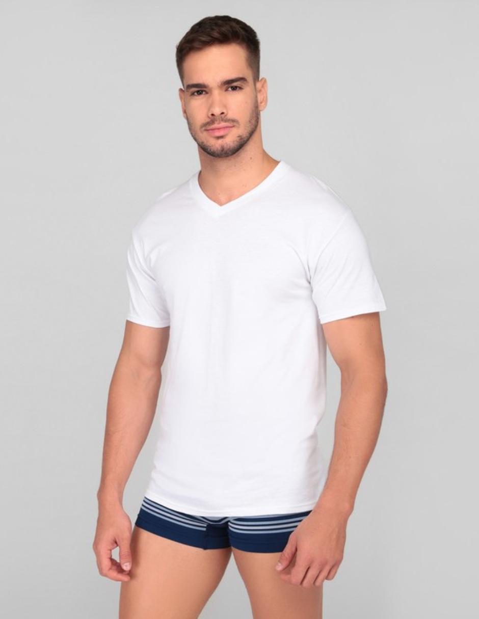 Playera cuello V para hombre 1
