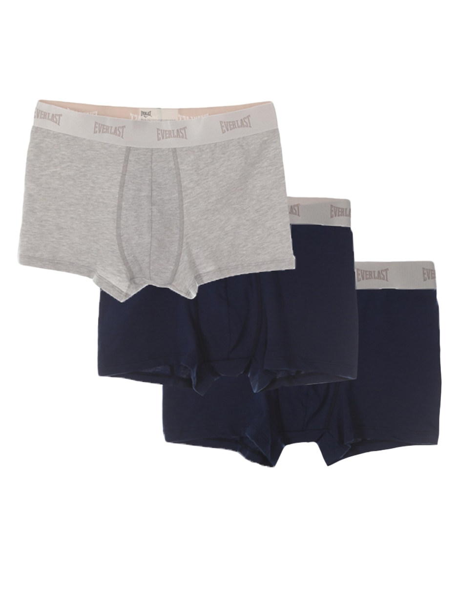 Set de bóxer trunk de algodón para hombre 2