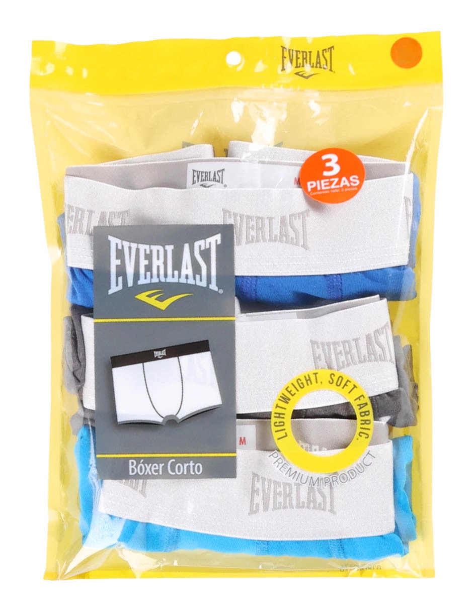 Set bóxer trunk Everlast para hombre 3 piezas