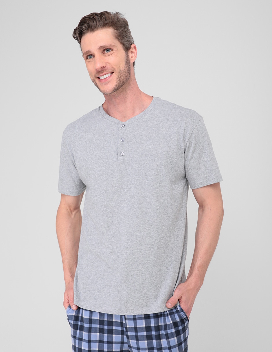 Playera pijama para hombre de algodón Playera pijama para hombre de algodón