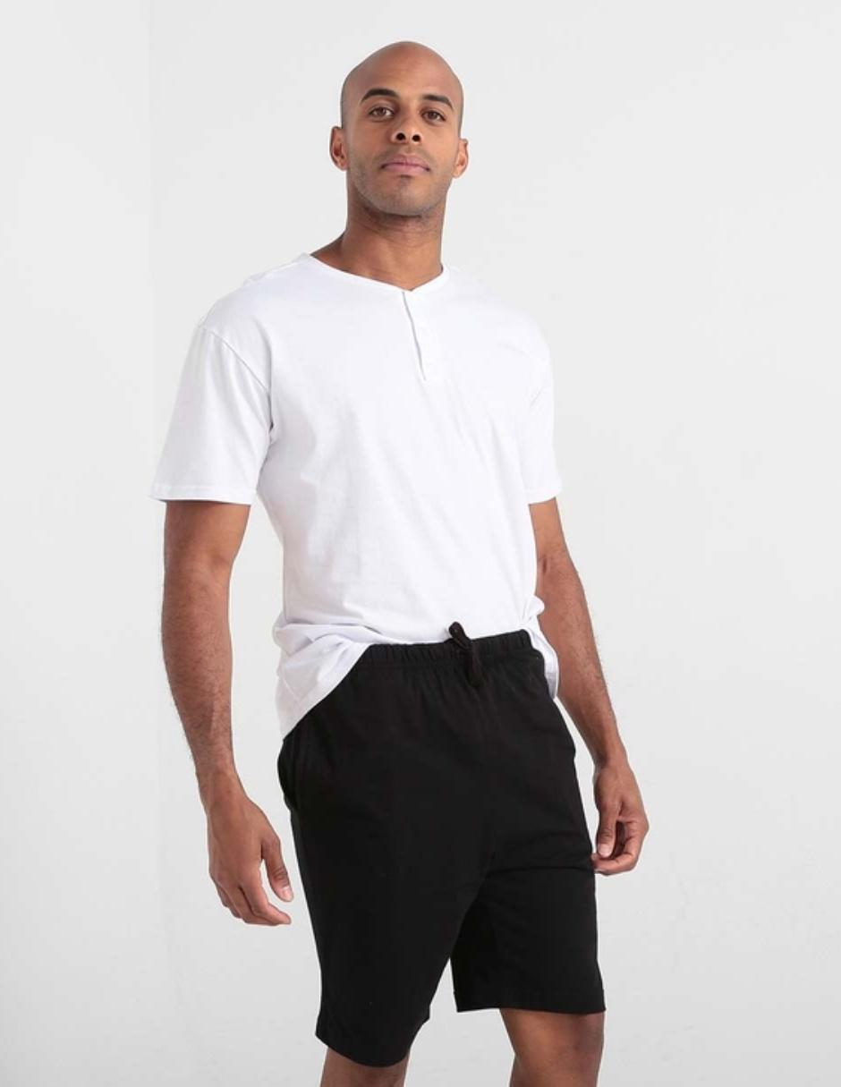 Short pijama de algodón para hombre Short pijama de algodón para hombre