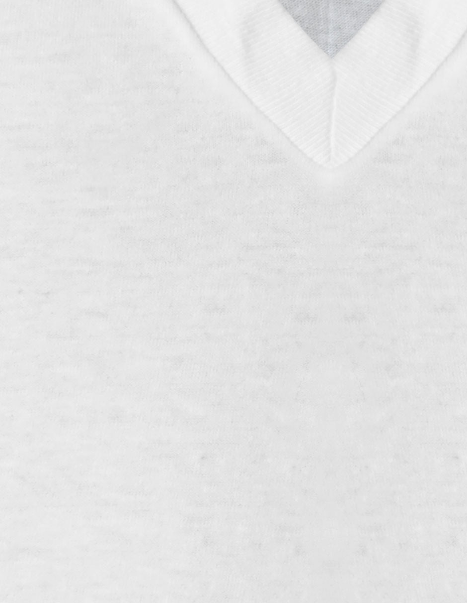 Set playera cuello V para hombre