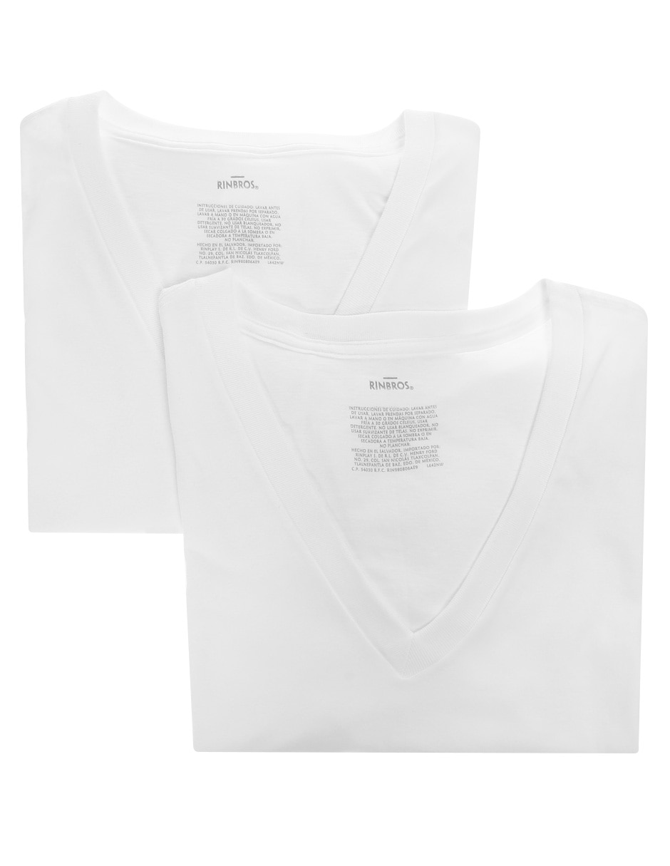 Playera cuello V para hombre 5