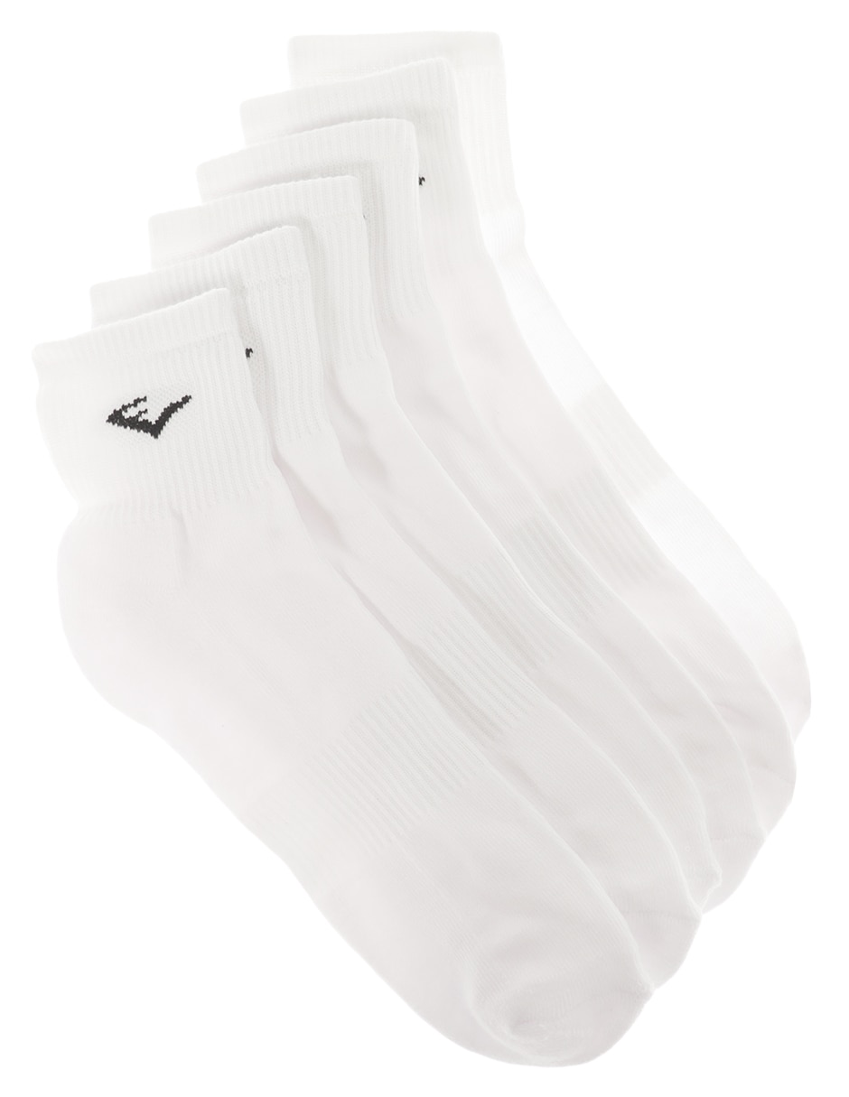 Calceta de algodón Hombre 6 pares