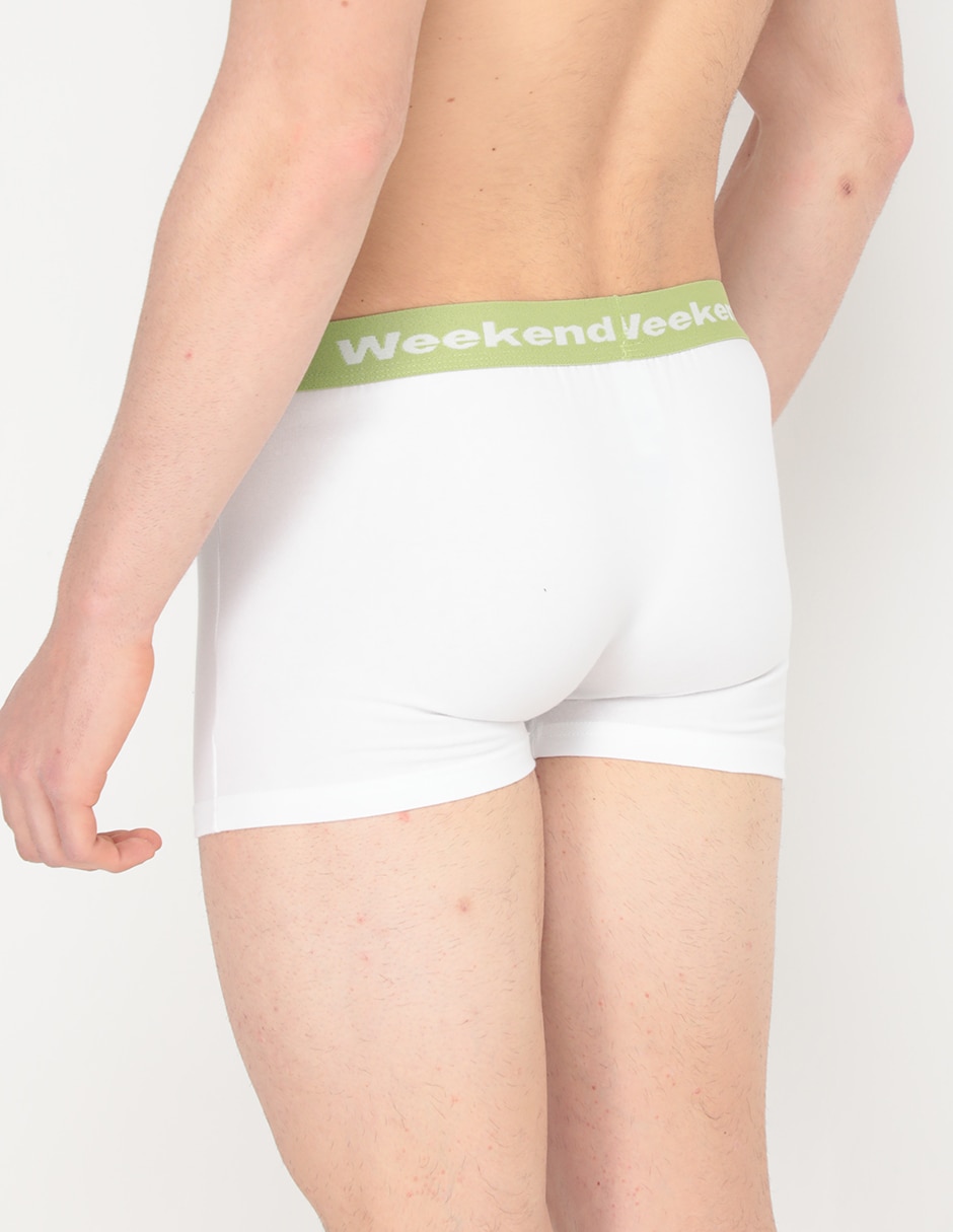 Set bóxer trunk de algodón para hombre 3 piezas 3