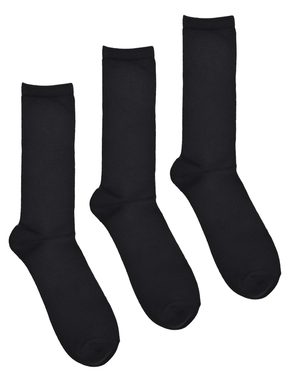 Calceta de algodón Hombre 3 pares