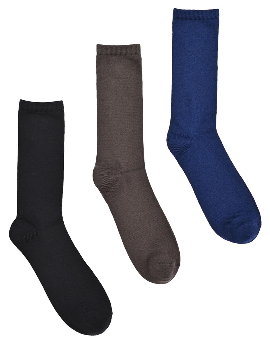Calcetines de algodón Hombre 3 pares Calcetines de algodón Hombre 3 pares