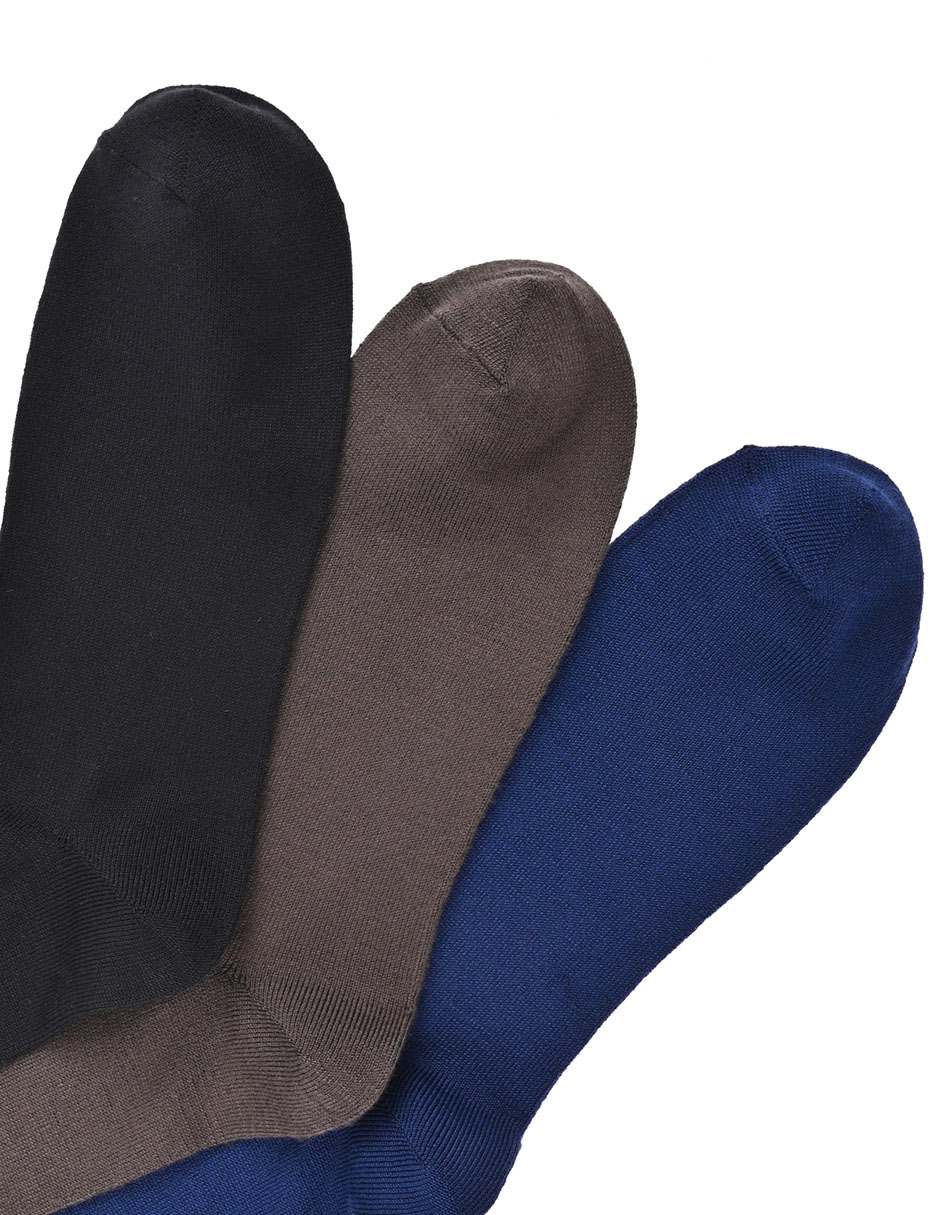 Calcetines de algodón Hombre 3 pares 3