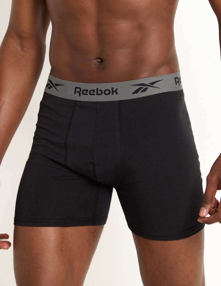 Set bóxer trunk Reebok para hombre 3 piezas