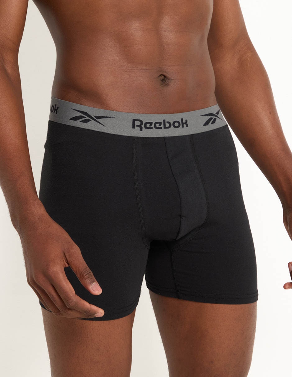 Set bóxer trunk Reebok para hombre 3 piezas