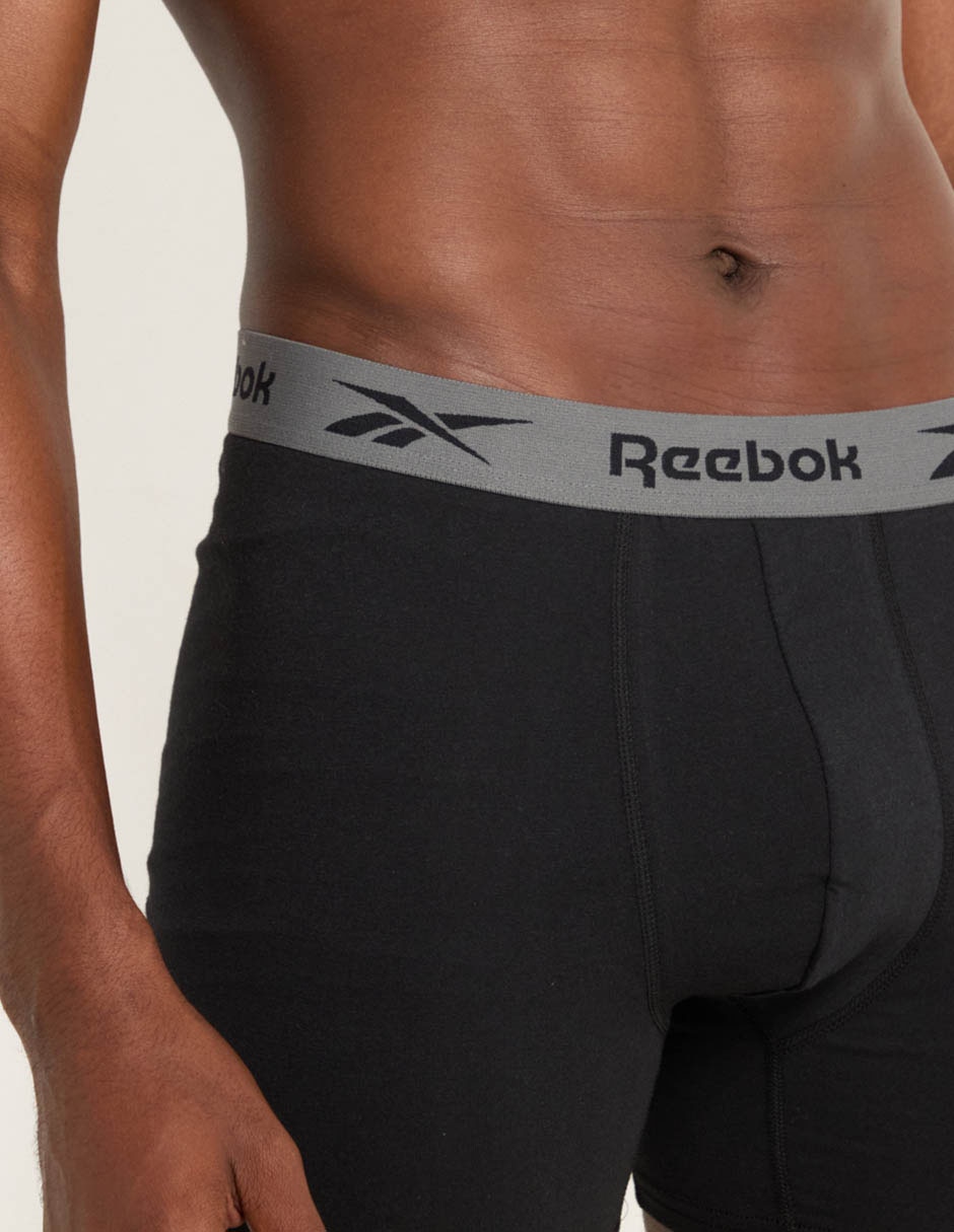 Set bóxer trunk Reebok para hombre 3 piezas