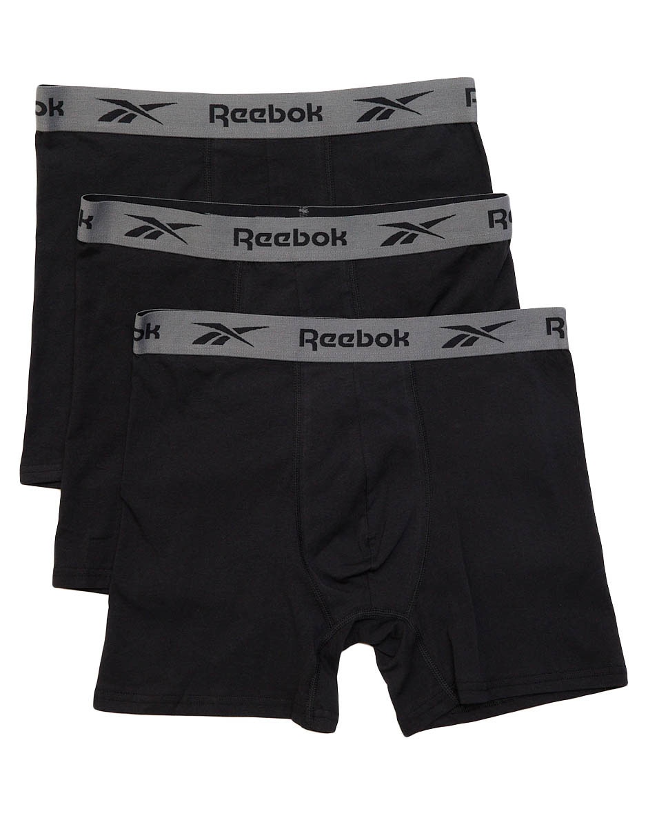 Set bóxer trunk Reebok para hombre 3 piezas