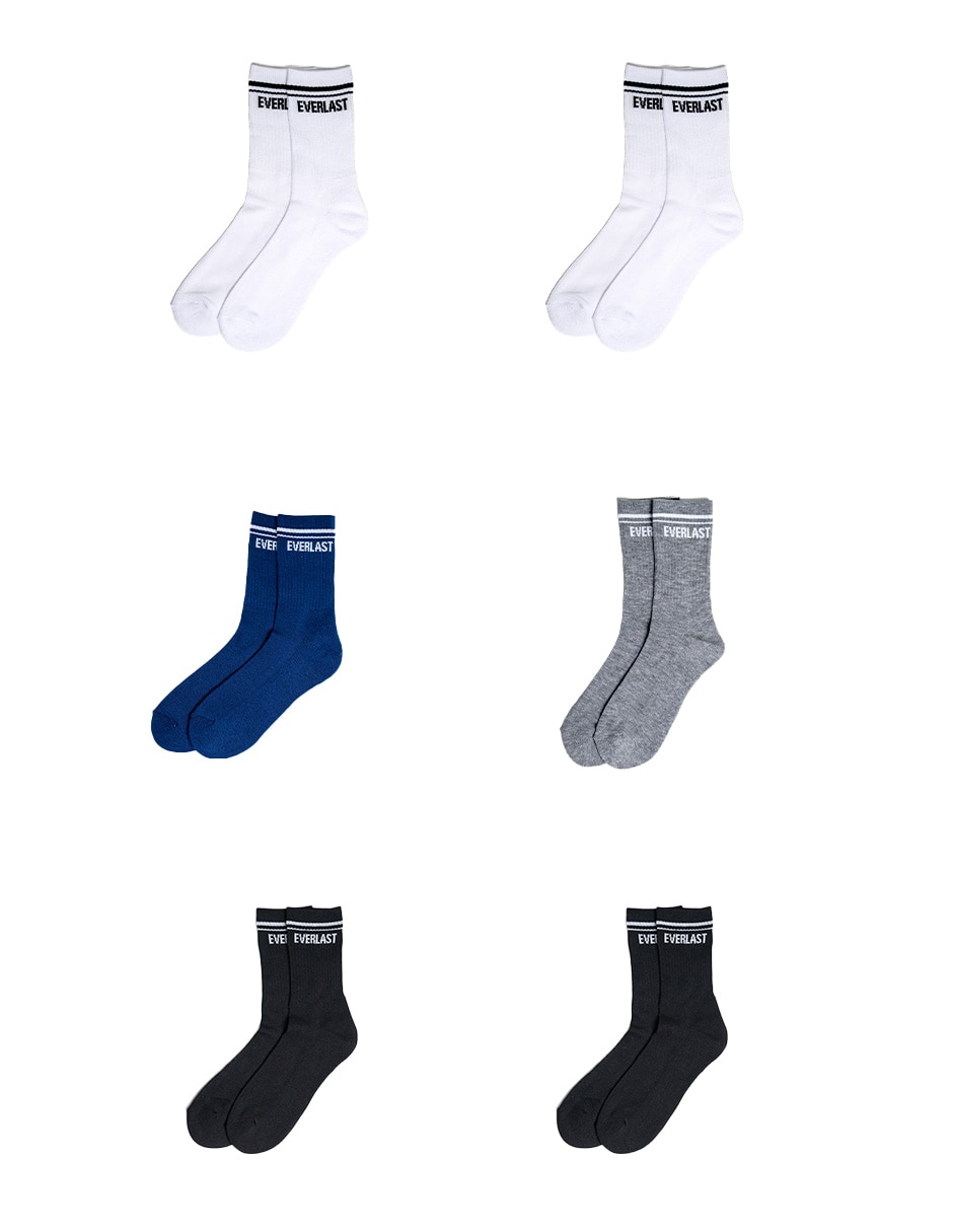 Calceta Hombre 6 pares 6