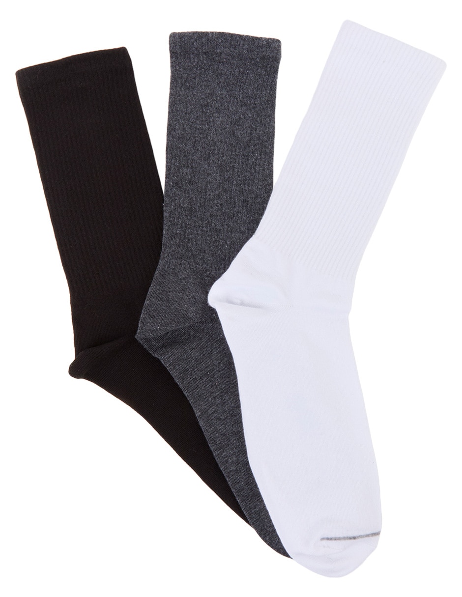 Calcetines de algodón Hombre 3 pares Calcetines de algodón Hombre 3 pares