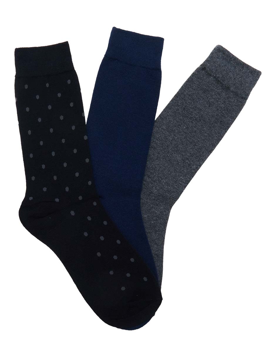 Calcetines de algodón Hombre 3 pares Calcetines de algodón Hombre 3 pares