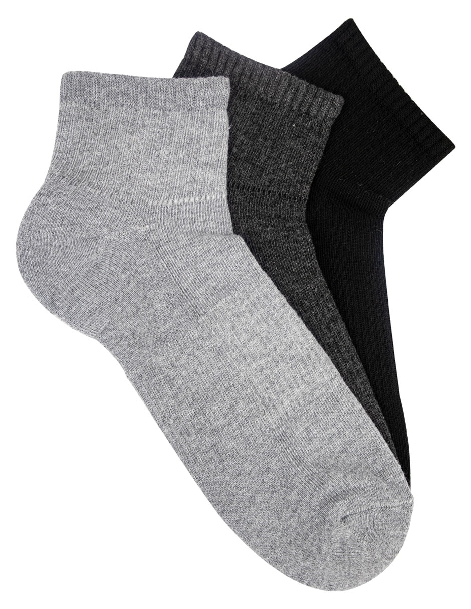 Set de calceta para hombre 3 pares Set de calceta para hombre 3 pares