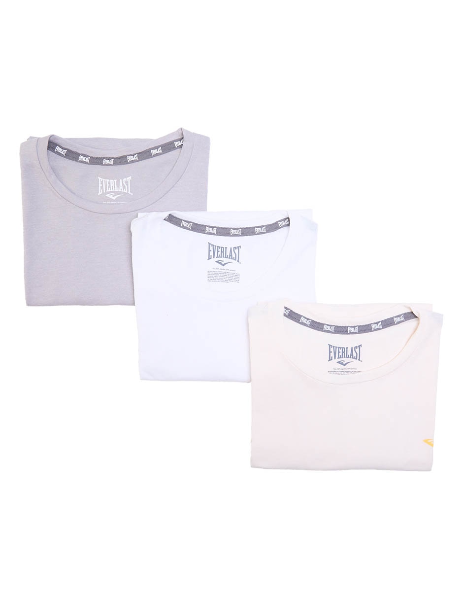 Set playera cuello redondo para hombre 2