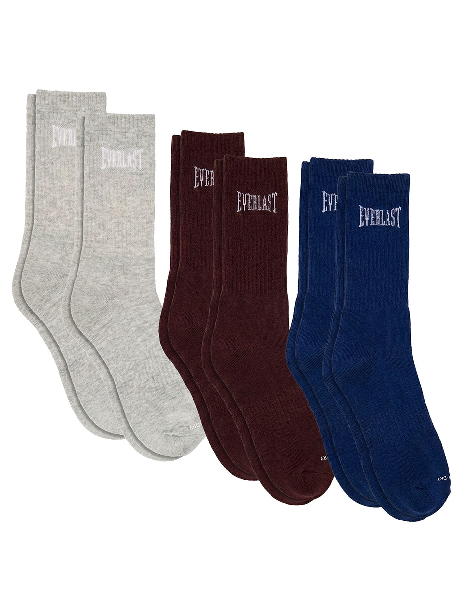 Set de calceta comfort para hombre 6 pares