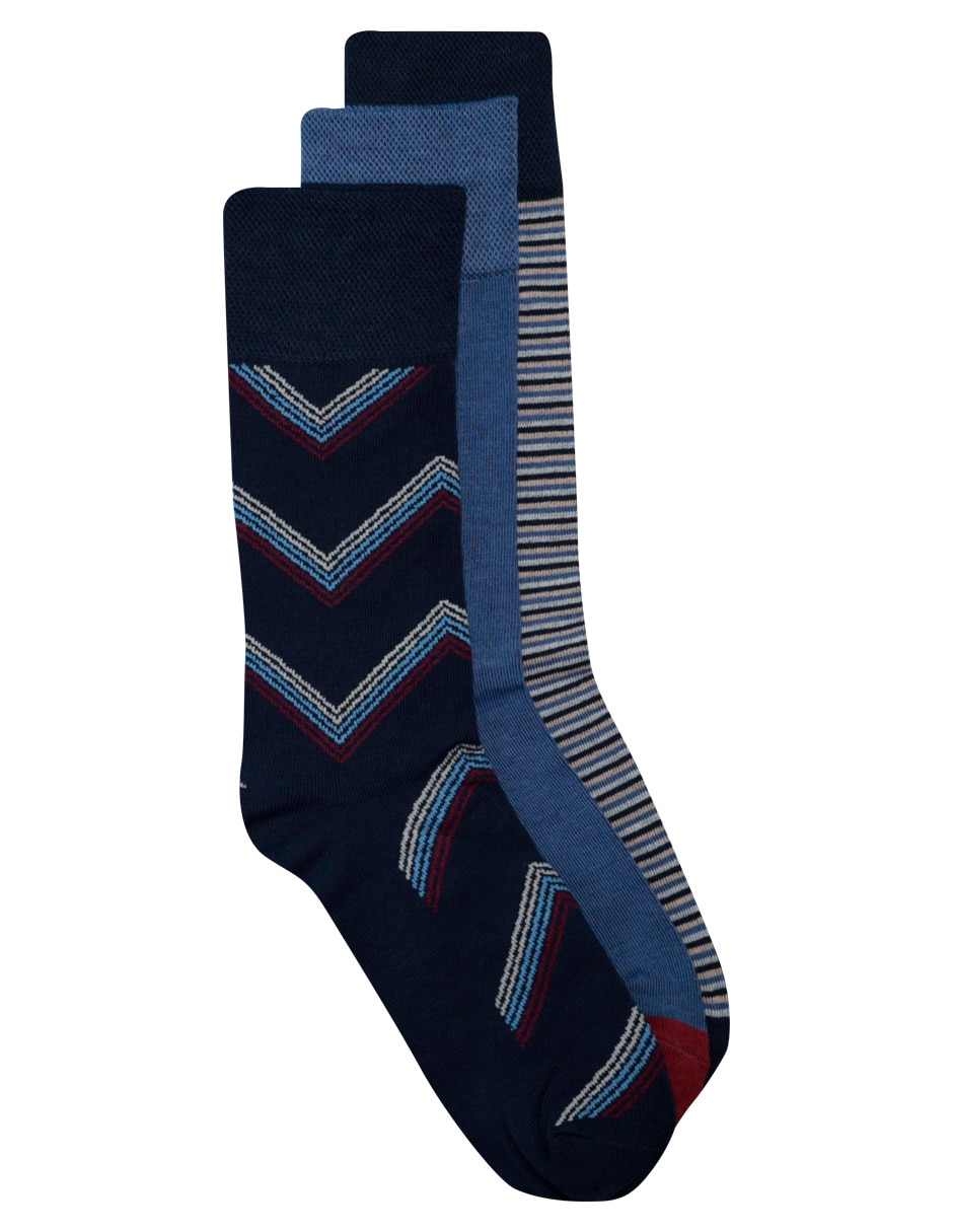 Set de calcetín comfort para hombre 3 pares Set de calcetín comfort para hombre 3 pares