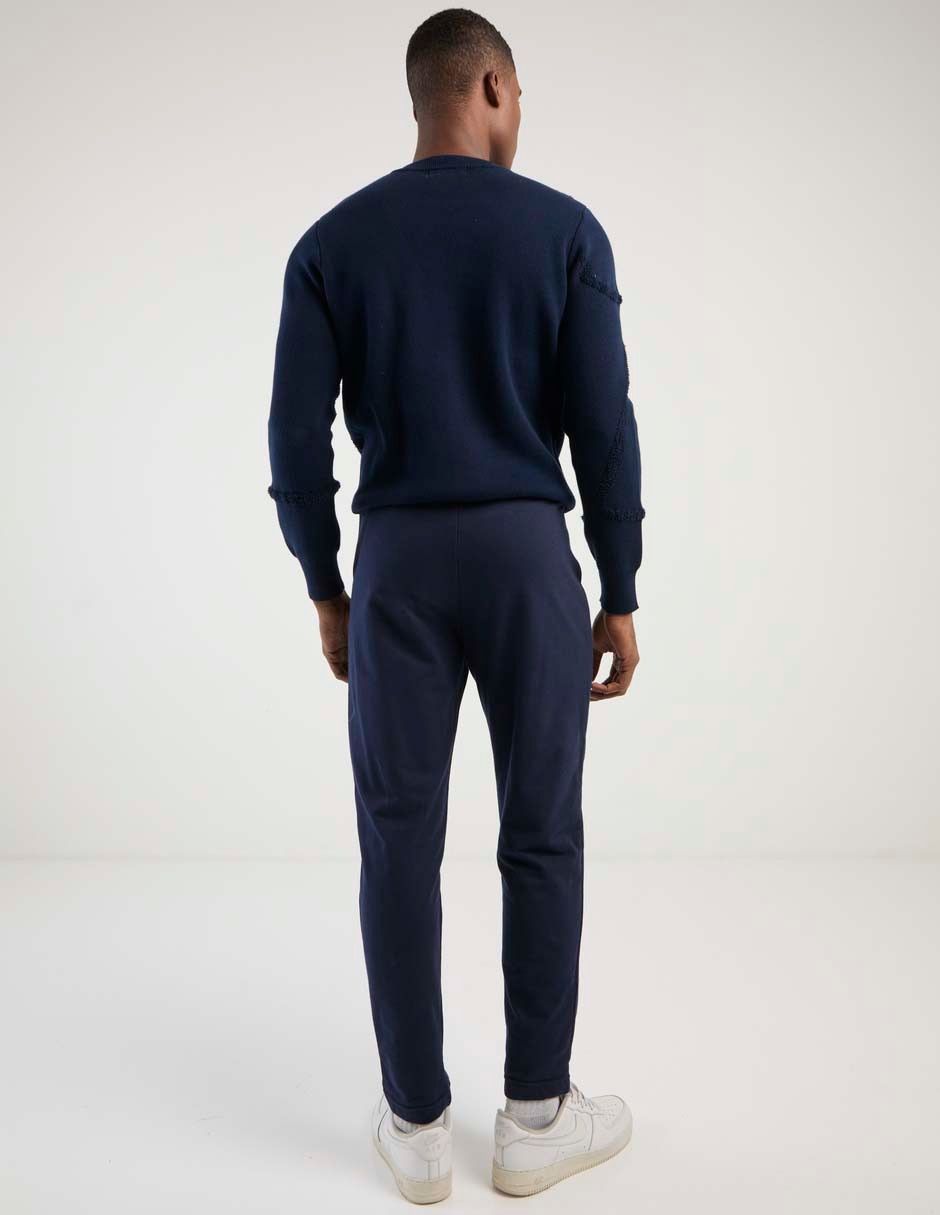 Pants regular con jareta para hombre 4