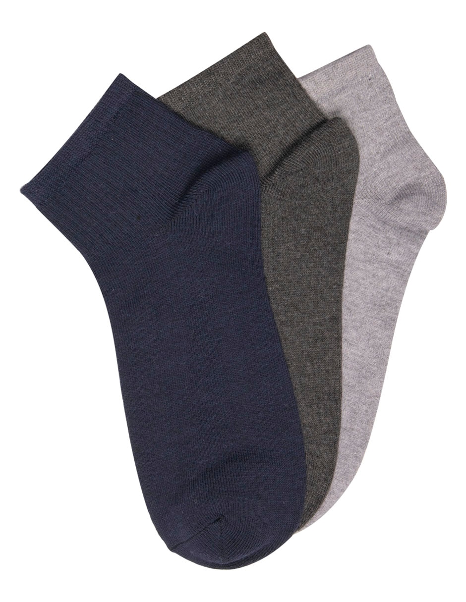 Calcetines comfort de algodón Hombre 3 pares Calcetines comfort de algodón Hombre 3 pares