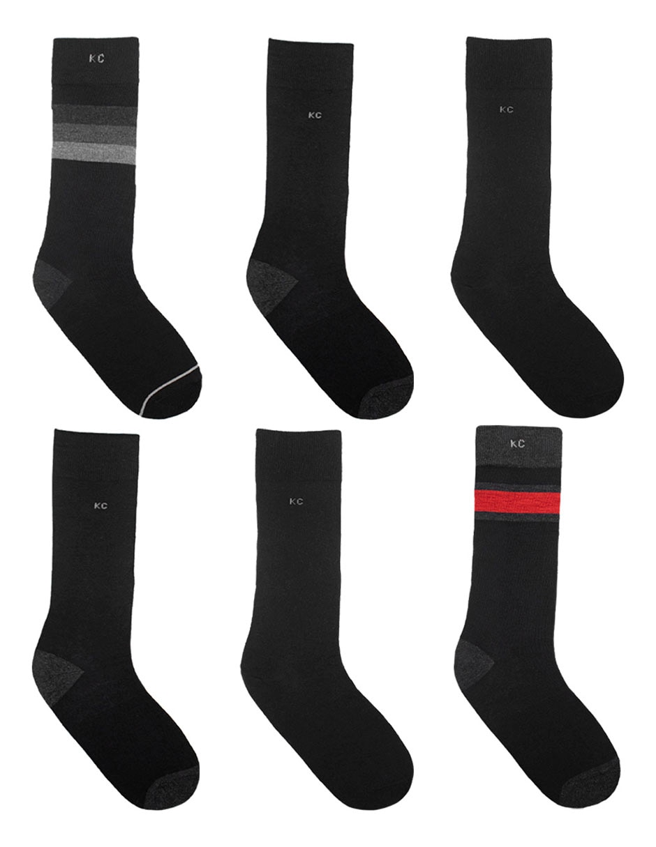Calcetines comfort de algodón Hombre 4 pares 8