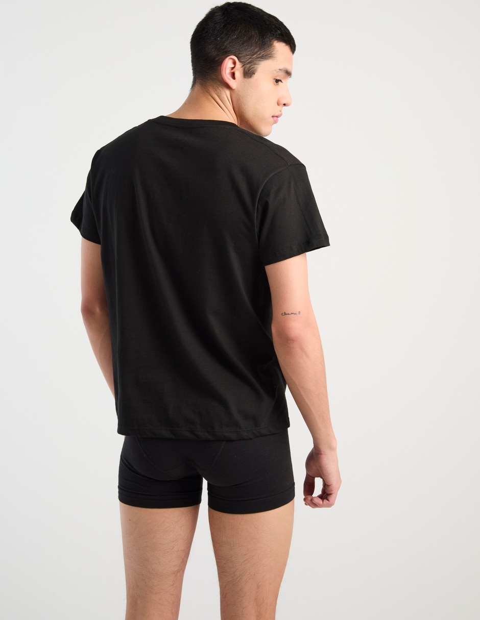Set playera Silver Plate cuello V para hombre
