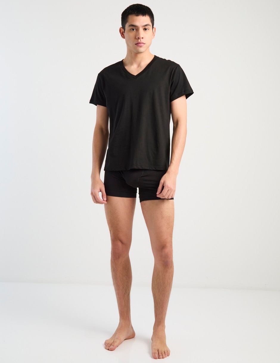 Set playera Silver Plate cuello V para hombre