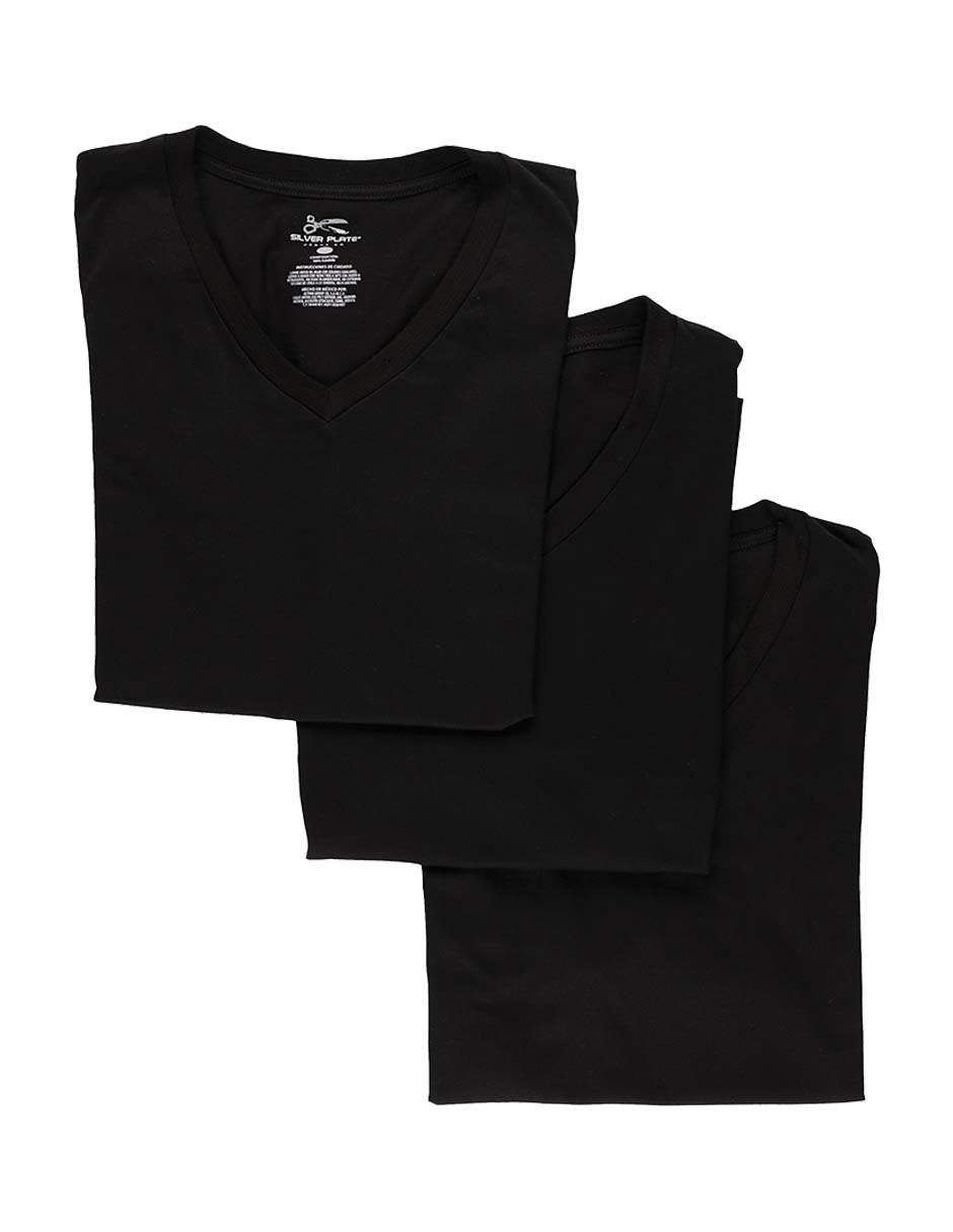 Set playera Silver Plate cuello V para hombre