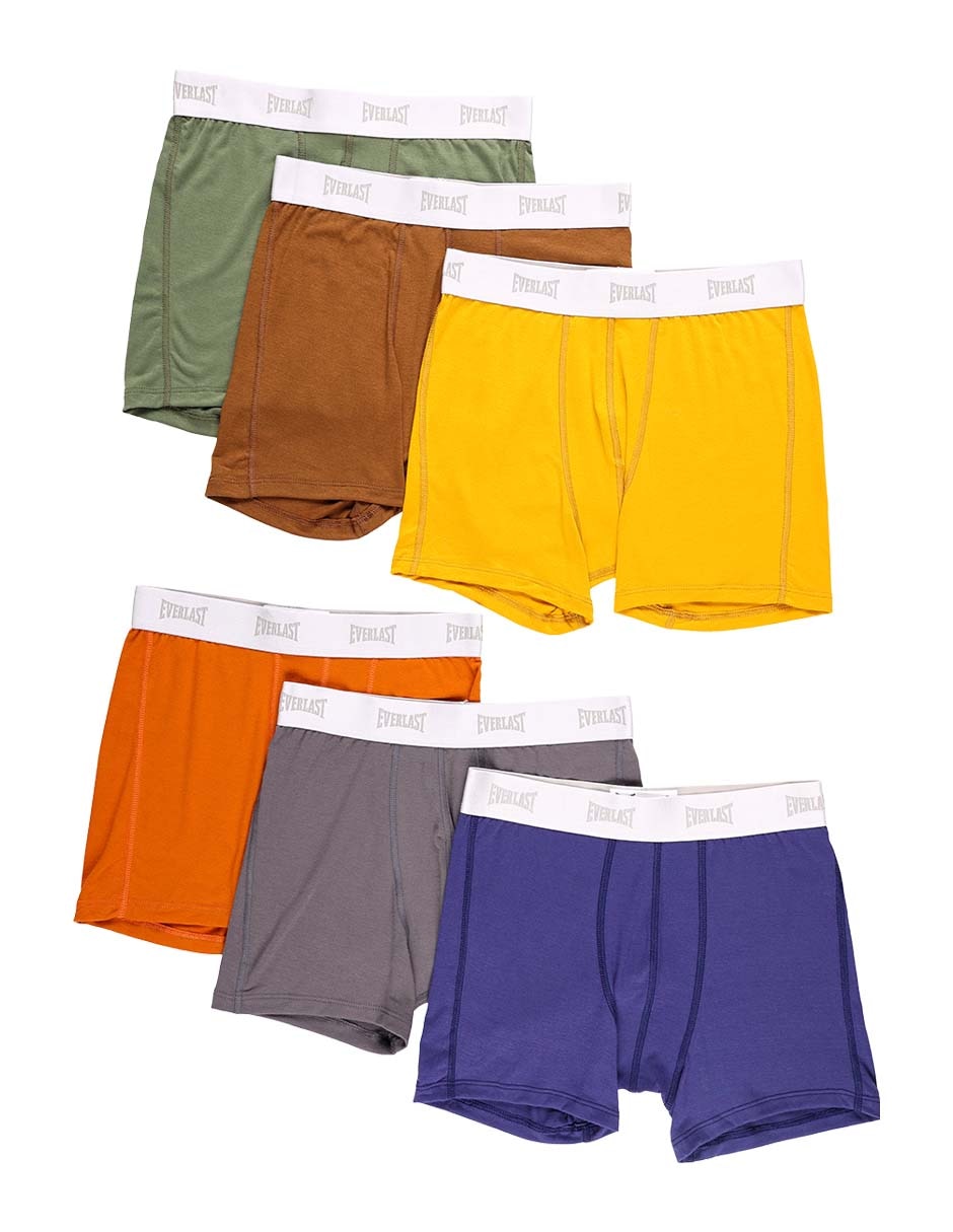Set bóxer de algodón para hombre 6 piezas 2