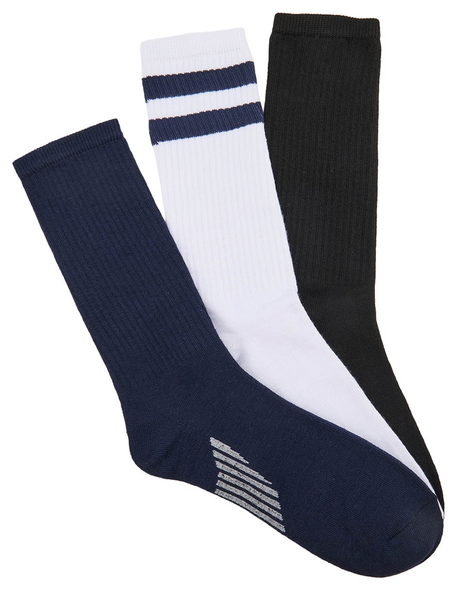 Calceta Hombre 3 pares Calceta Hombre 3 pares
