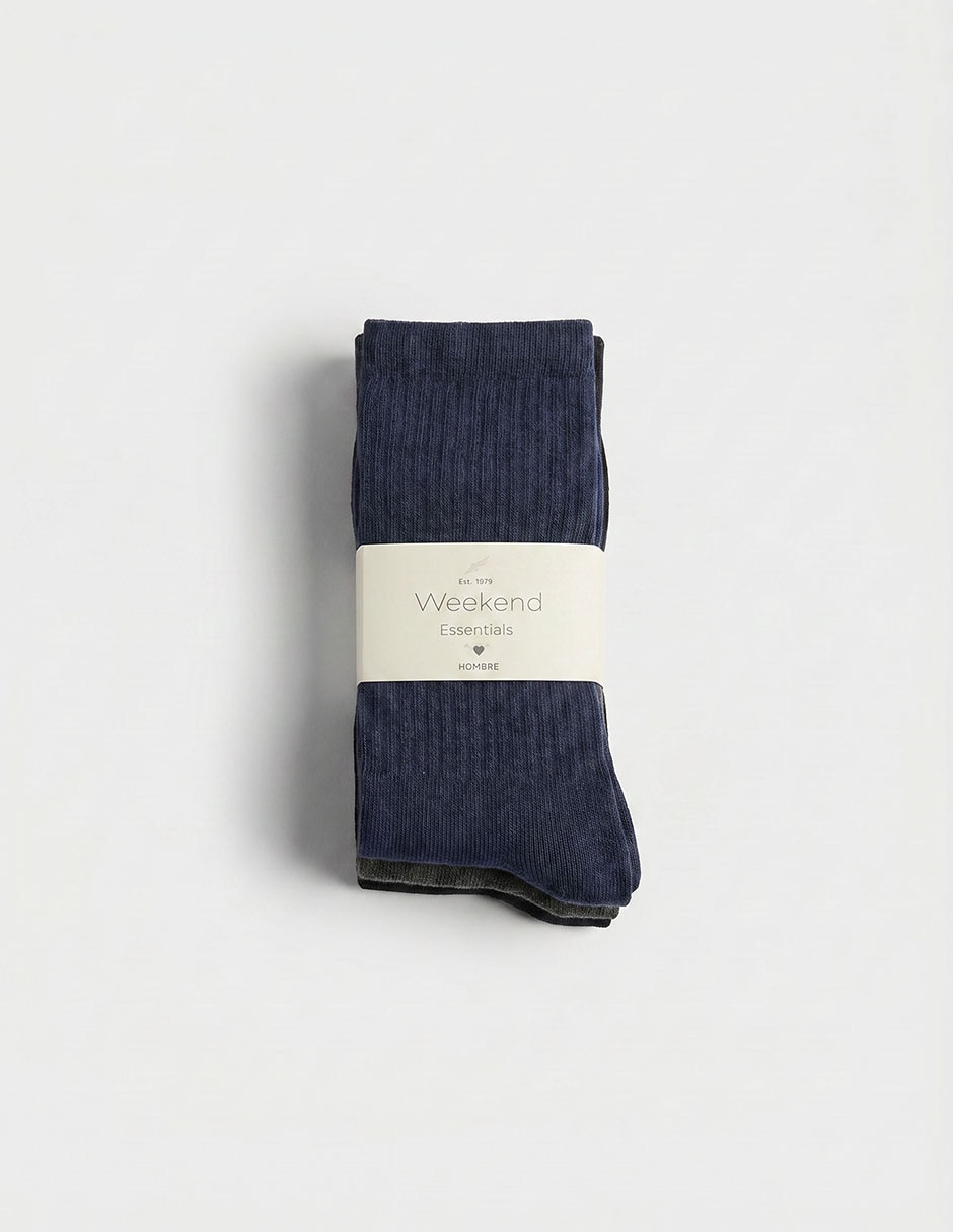 Calceta para hombre