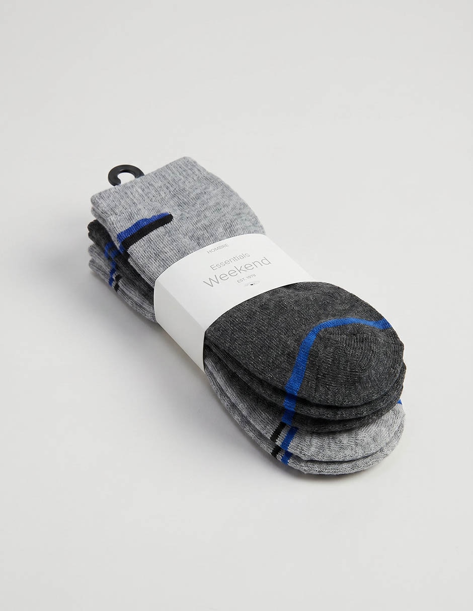 Set de tín para hombre 3 pares Set de tín para hombre 3 pares