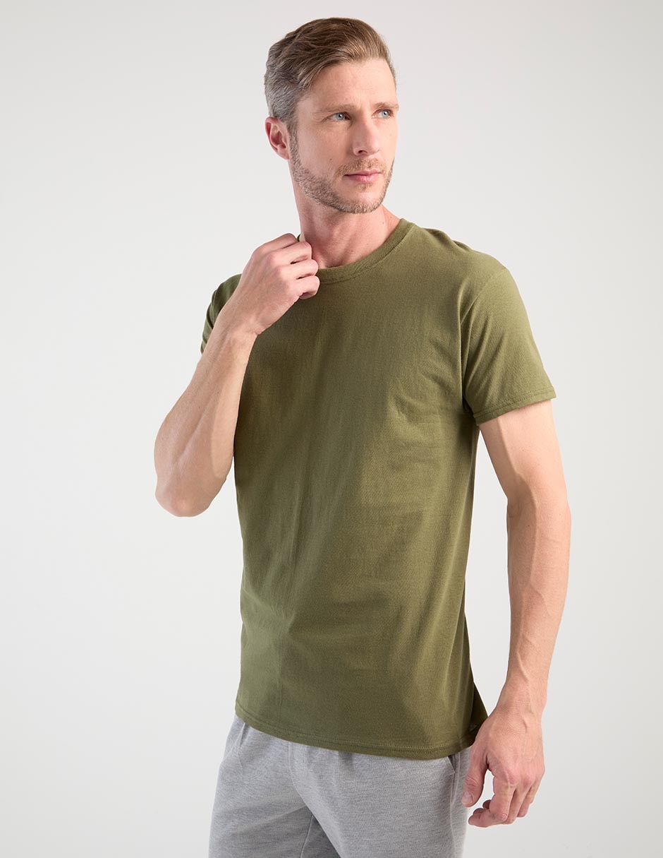 Playera cuello redondo para hombre 1