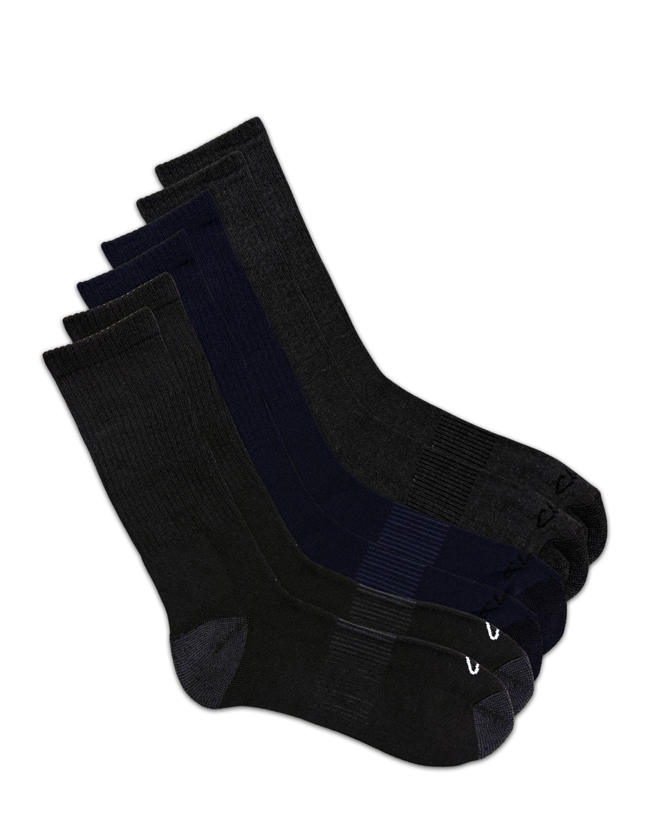 Calceta comfort de algodón Hombre 6 pares