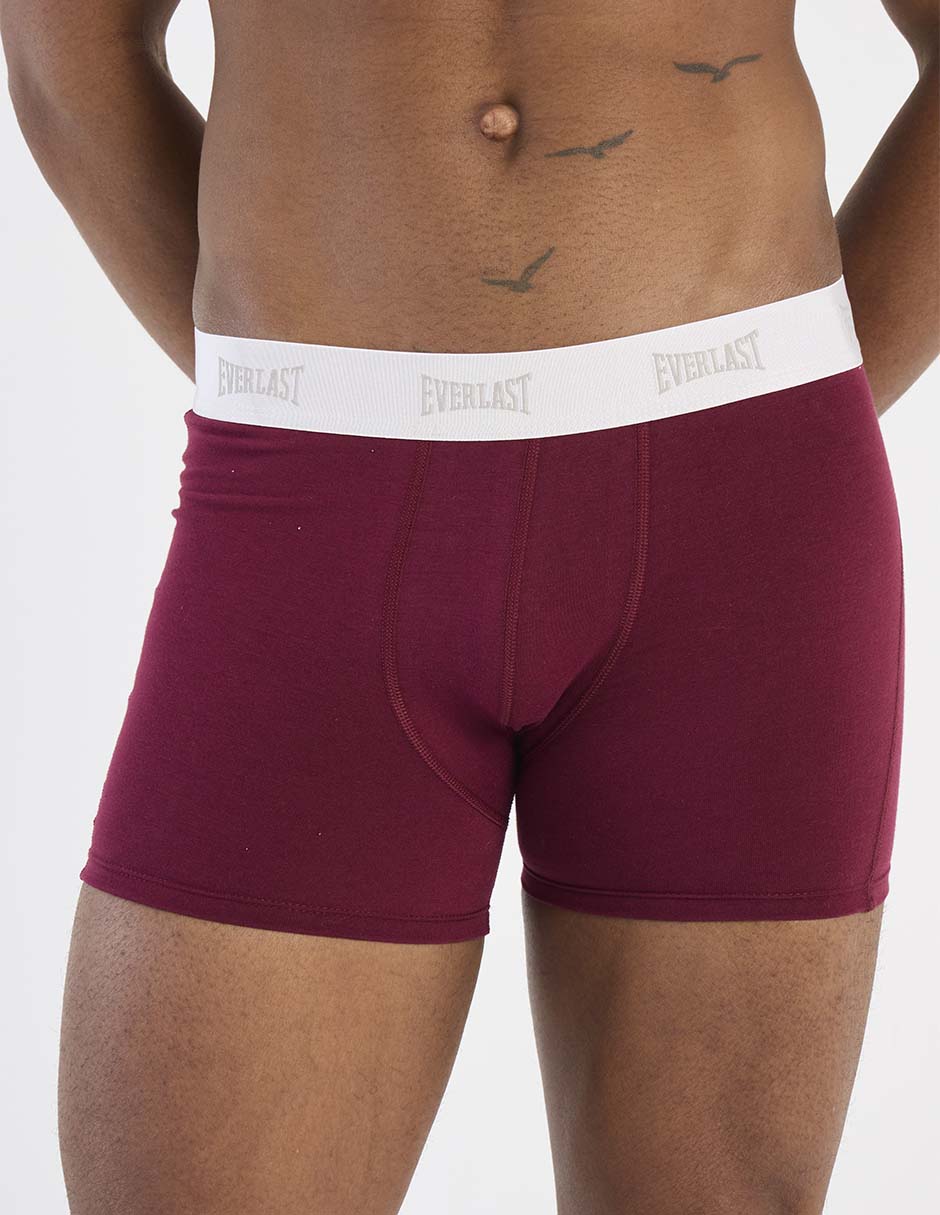 Set bóxer de algodón para hombre 4 piezas