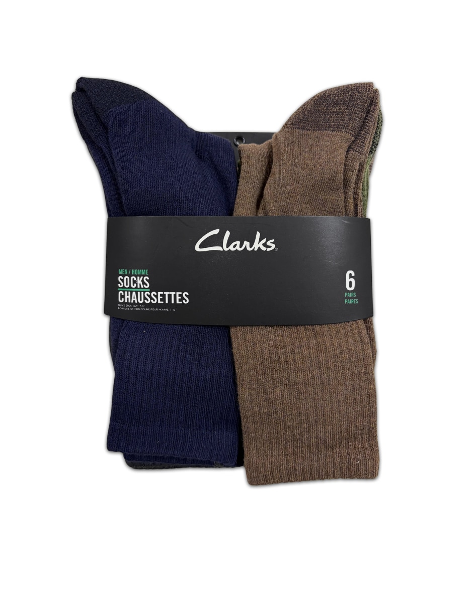 Calcetines comfort de algodón Hombre 6 pares