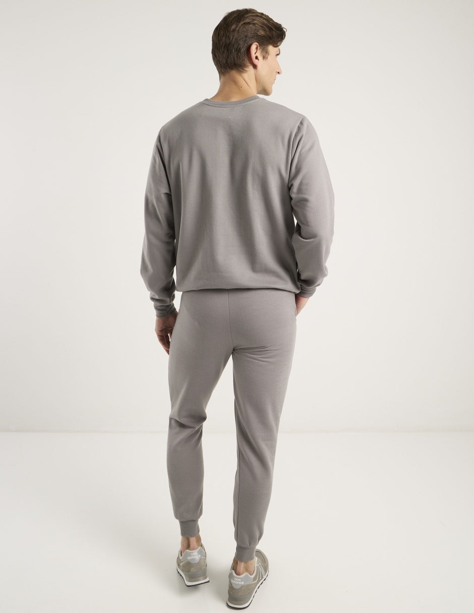 Pants regular con jareta para hombre 4