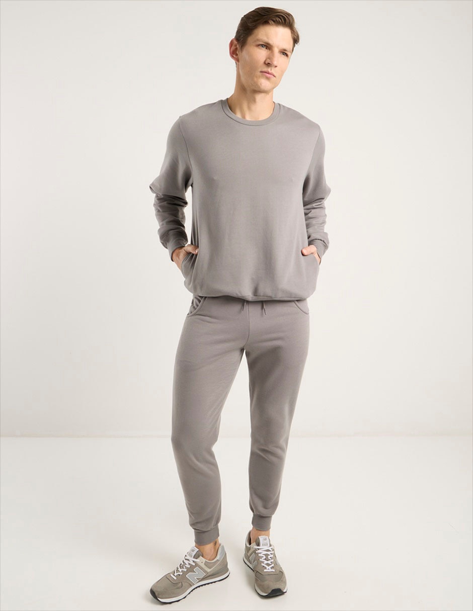 Pants regular con jareta para hombre 3