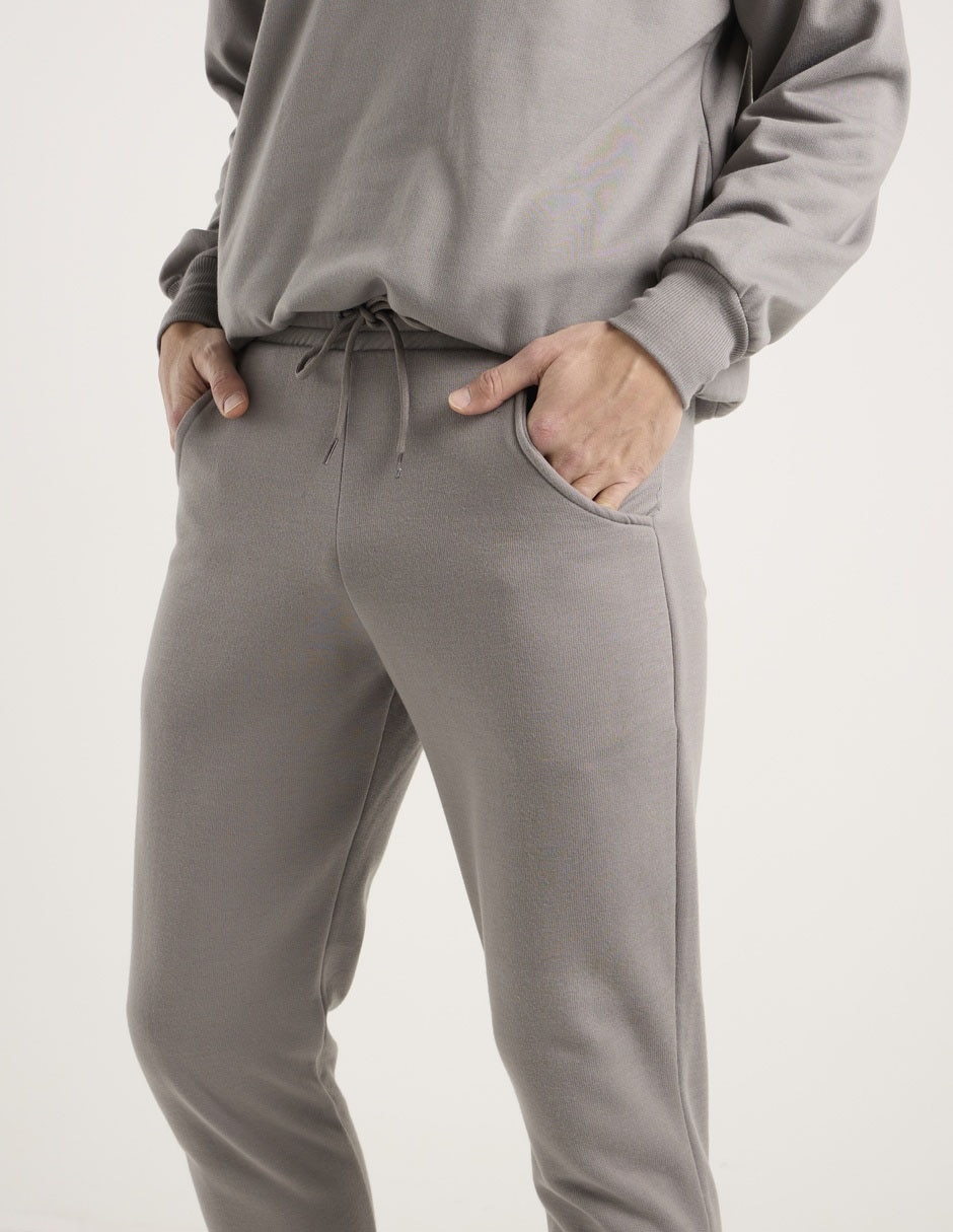Pants regular con jareta para hombre 2