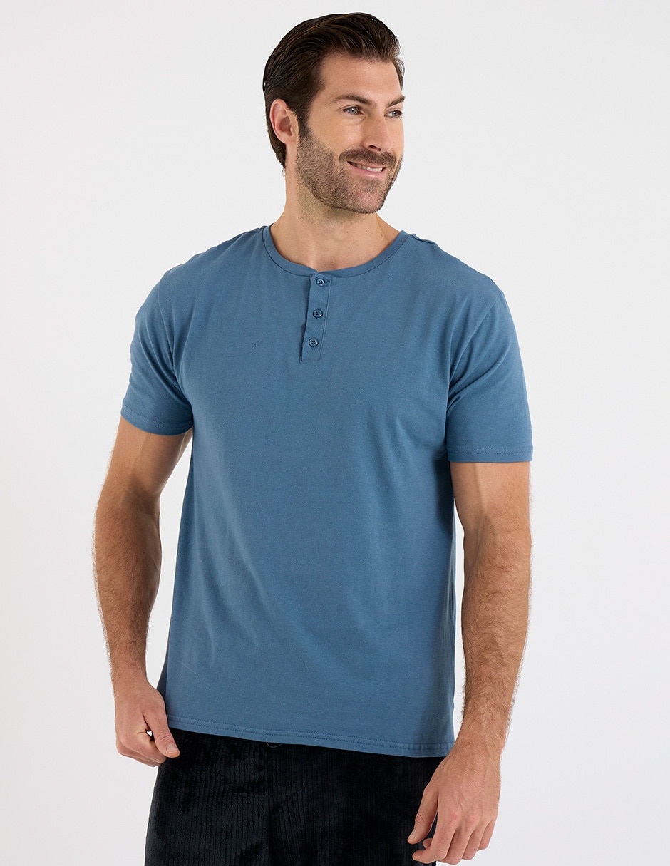 Playera pijama para hombre de algodón 1