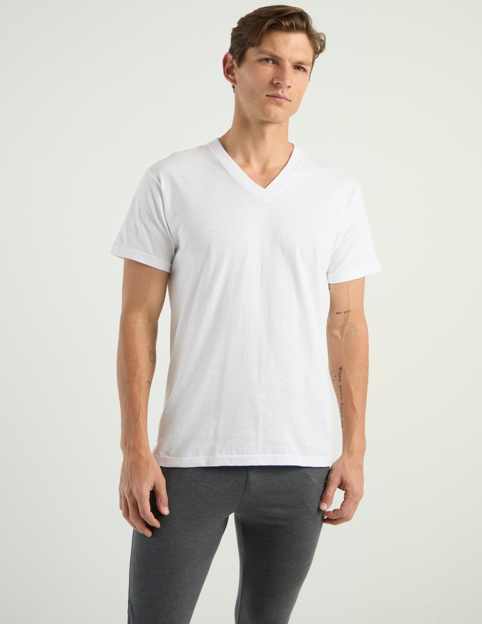 Set playera Everlast cuello V para hombre 1